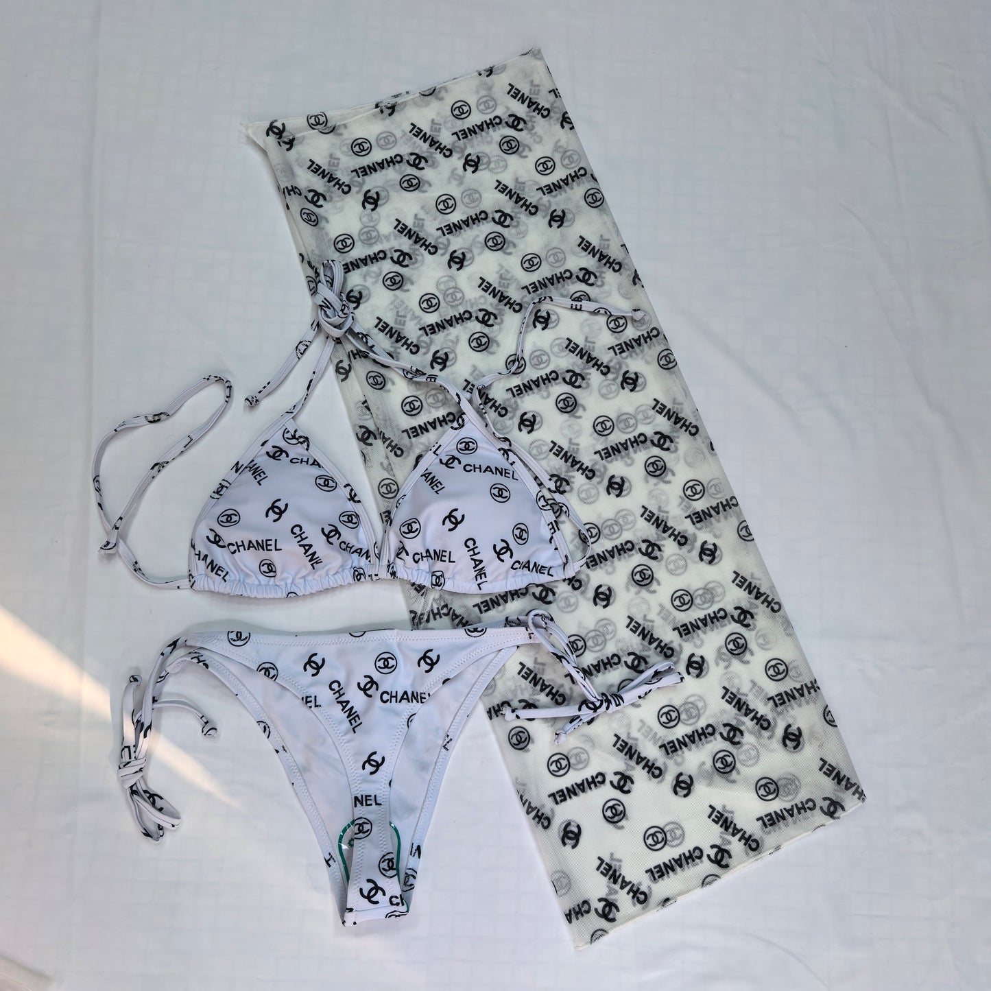 Chanel Double CC Print + Pareo