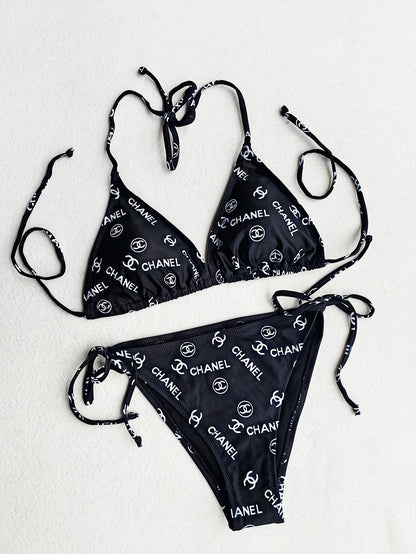 Chanel "All-Over Monogram" Triangle Bikini