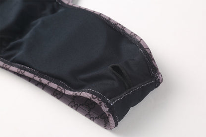 GG Monogram "Asymmetric" Cut-Out One-Piece