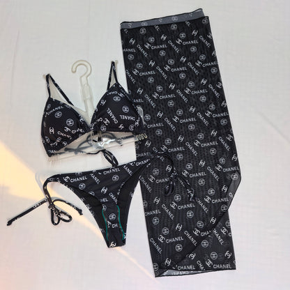 Chanel Double CC Print + Pareo