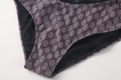GG Monogram "Asymmetric" Cut-Out One-Piece