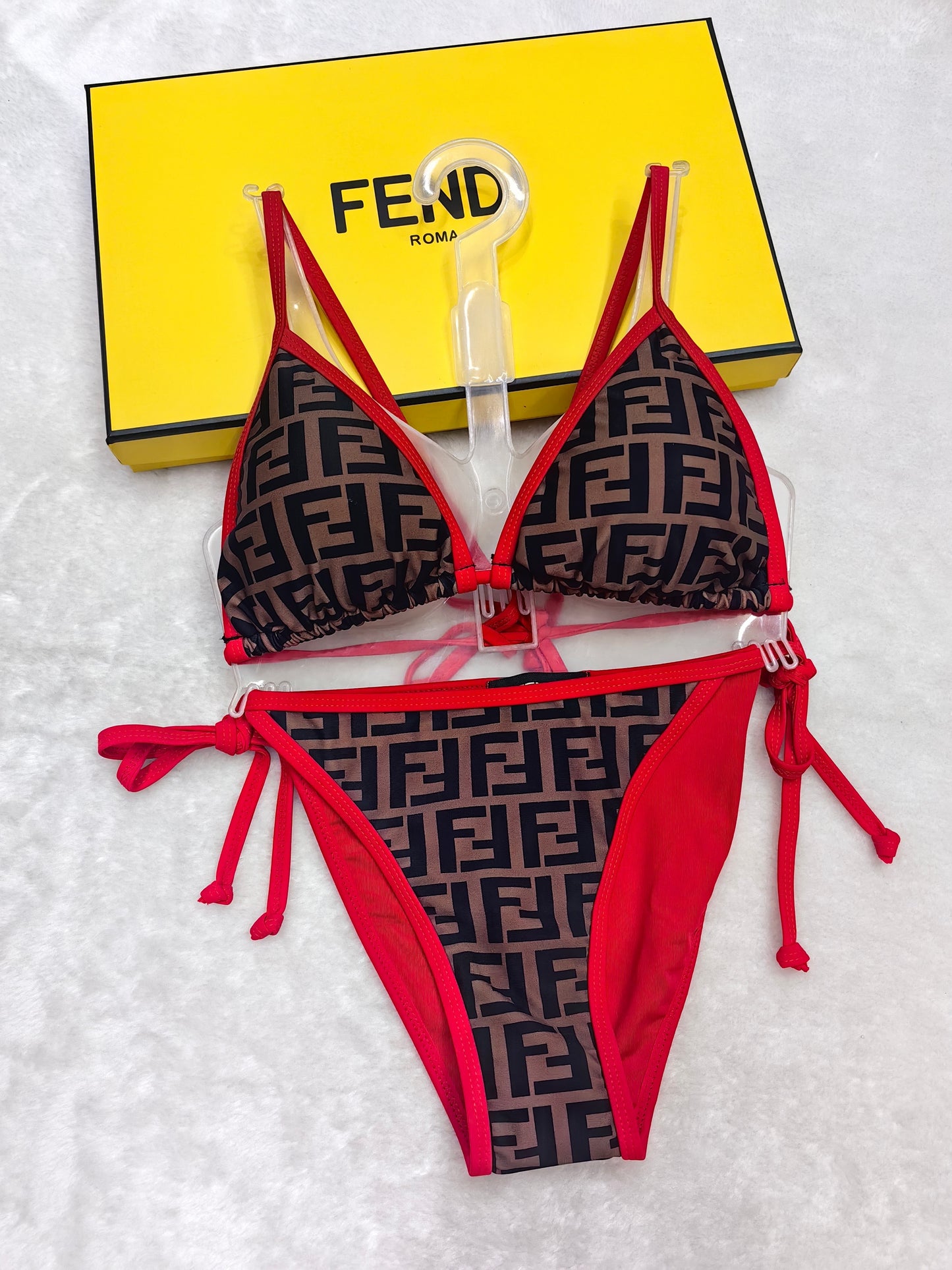 "FF Monogram" Triangle Bikini