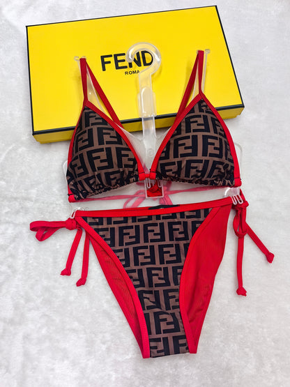 "FF Monogram" Triangle Bikini