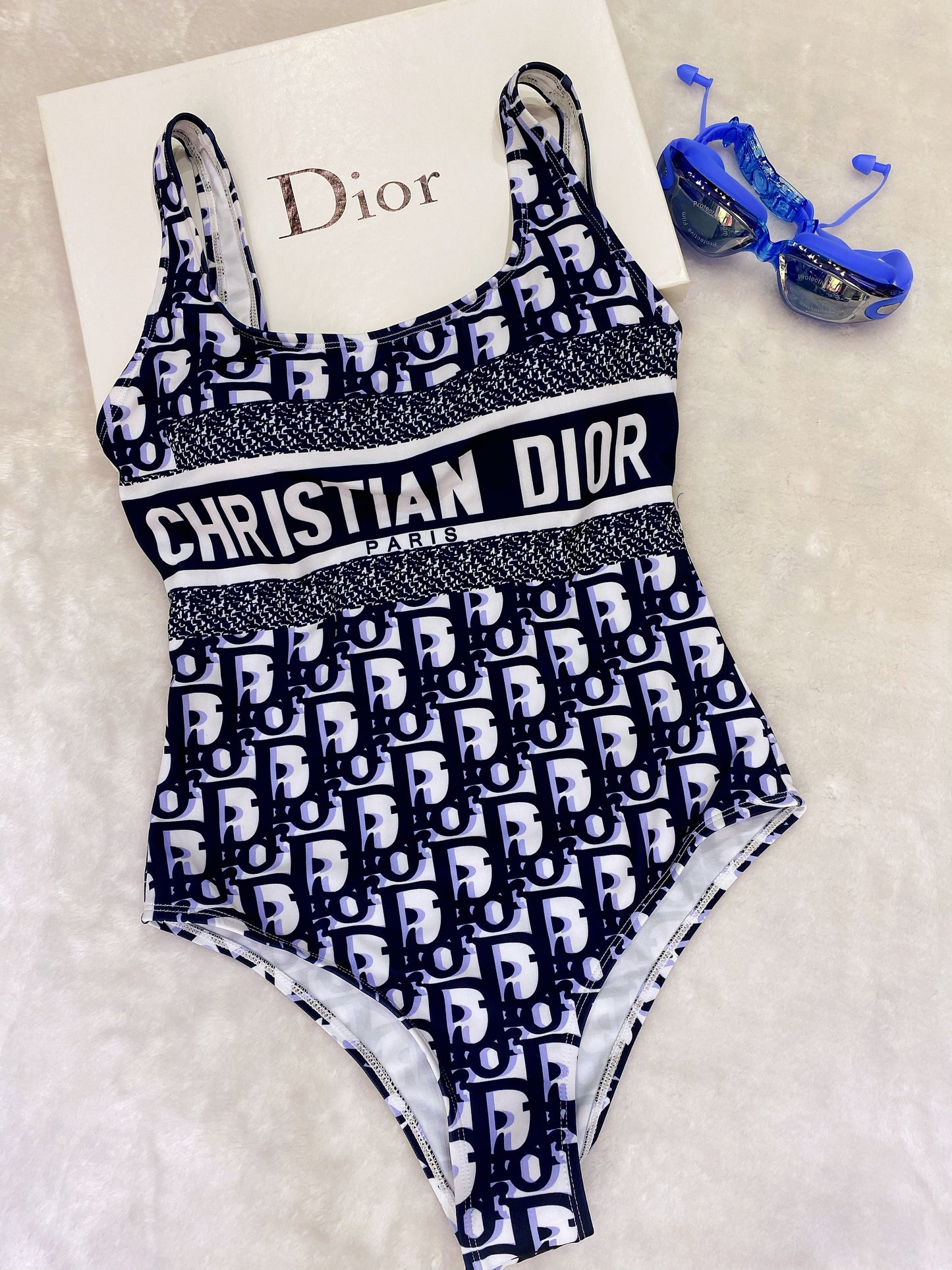 Dior "Oblique" Classic One-Piece