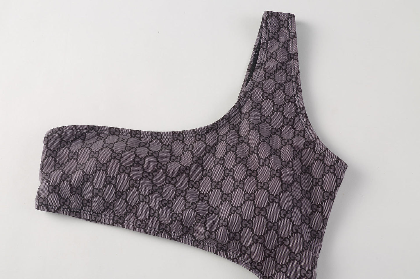 GG Monogram "Asymmetric" Cut-Out One-Piece