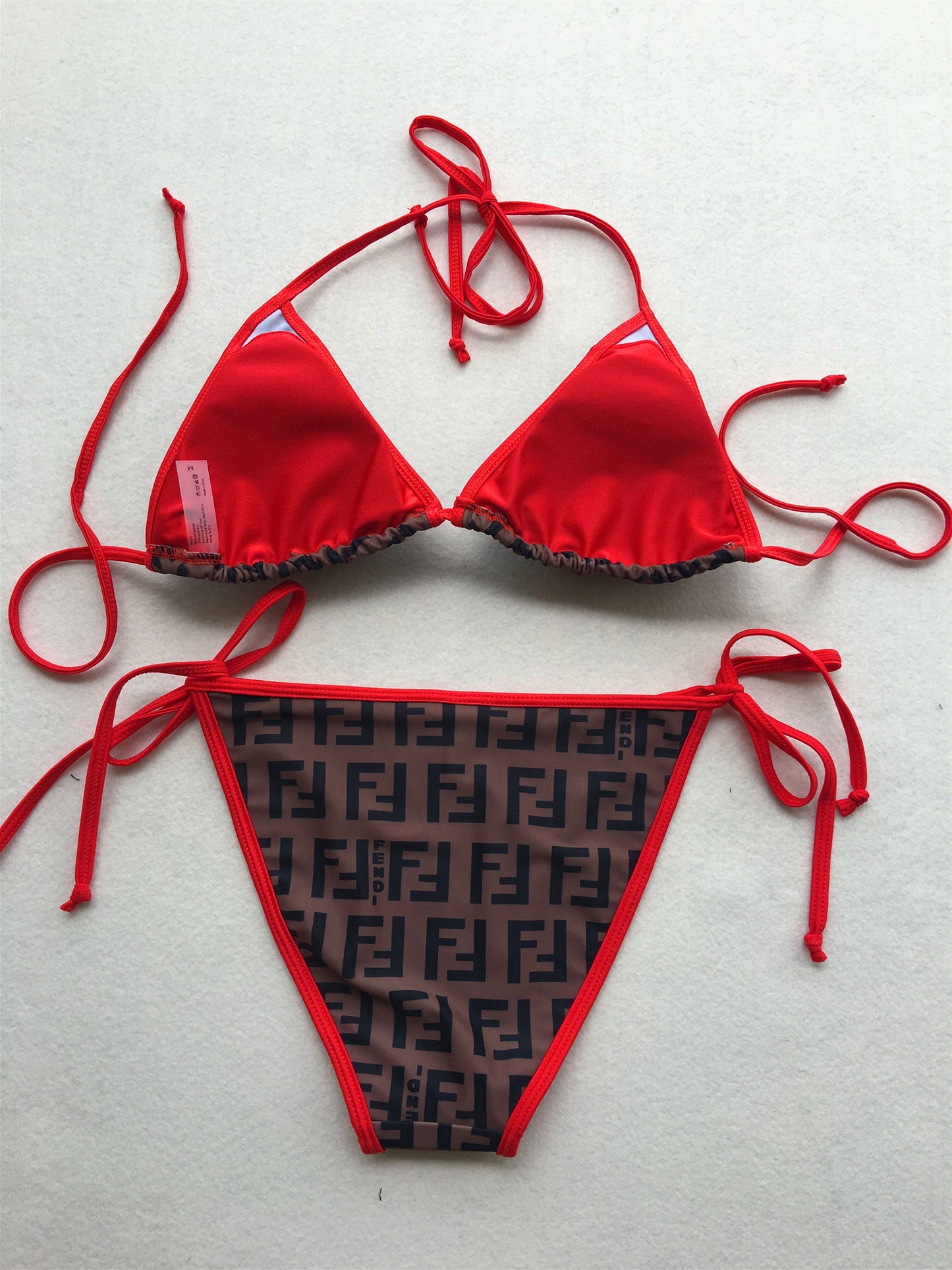 "FF Monogram" Triangle Bikini